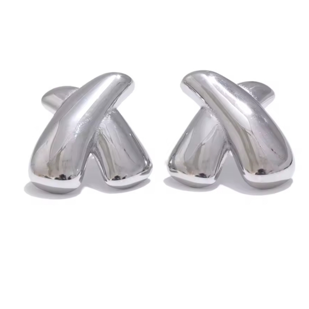 Bold Crossover X  Statement Earrings | NWOT